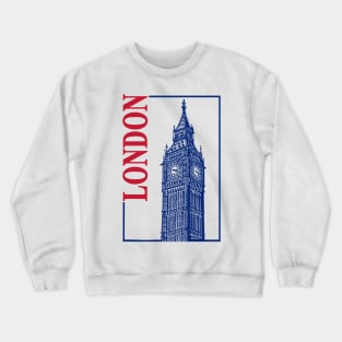 London-Big Ben Crewneck Sweatshirt